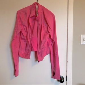 Lululemon Bubblegum Pink Athletic Sweater/Light Jacket (Size 10 US Women)